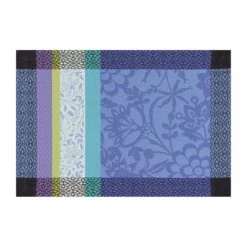 Le Jacquard Français Sets De Table Set De Table En Coton Bleu Lavande 54 X 38