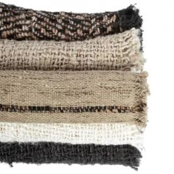 Bazar Bizar Sets De Table Set De Table En Coton Brun Lot De 4 -Tabliers et torchons Soldes set de table en coton brun lot de 4 2