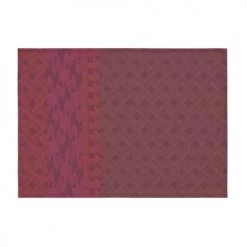 Le Jacquard Français Sets De Table Set De Table En Coton Carmin 50 X 36