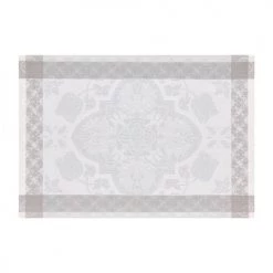 Le Jacquard Français Sets De Table Set De Table En Coton Ciment 54 X 38