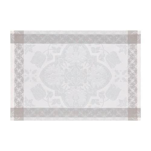 Le Jacquard Français Sets De Table Set De Table En Coton Ciment 54 X 38 1 Le Jacquard Français Sets De Table Set De Table En Coton Ciment 54 X 38