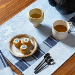 Le Jacquard Français Sets De Table Set De Table En Coton Eau 54 X 38 -Tabliers et torchons Soldes set de table en coton eau 54 x 38 2