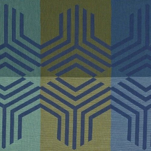 Le Jacquard Français Sets De Table Set De Table En Coton Fusion Bleu 50 X 36 4 Le Jacquard Français Sets De Table Set De Table En Coton Fusion Bleu 50 X 36 – Image 4