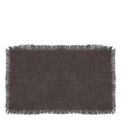 Mica Decorations Sets De Table Set De Table En Coton Gris - Lot De 4