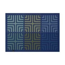 Le Jacquard Français Sets De Table Set De Table En Coton Vision Prune 50 X 36 10 Le Jacquard Français Sets De Table Set De Table En Coton Vision Prune 50 X 36 -Tabliers et torchons Soldes set de table en coton illusion bleu 50 x 36 1