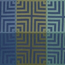 Le Jacquard Français Sets De Table Set De Table En Coton Illusion Bleu 50 X 36 -Tabliers et torchons Soldes set de table en coton illusion bleu 50 x 36 6