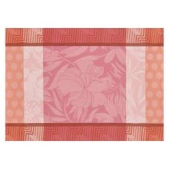 Le Jacquard Français Sets De Table Set De Table En Coton Gazon 50 X 36 -Tabliers et torchons Soldes set de table en coton quartz 50 x 36 3