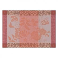 Le Jacquard Français Sets De Table Set De Table En Coton Rose Thé 54 X 38