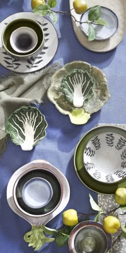 Mica Decorations Sets De Table Set De Table En Coton Vert - Lot De 4 -Tabliers et torchons Soldes set de table en coton vert lot de 4 3