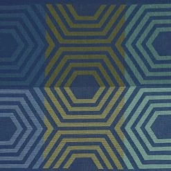 Le Jacquard Français Sets De Table Set De Table En Coton Vibration Bleu 50 X 36 -Tabliers et torchons Soldes set de table en coton vibration bleu 50 x 36 2