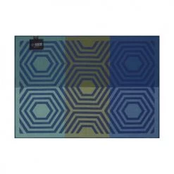 Le Jacquard Français Sets De Table Set De Table En Coton Vibration Bleu 50 X 36 -Tabliers et torchons Soldes set de table en coton vibration bleu 50 x 36 3