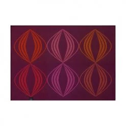 Le Jacquard Français Sets De Table Set De Table En Coton Vision Prune 50 X 36