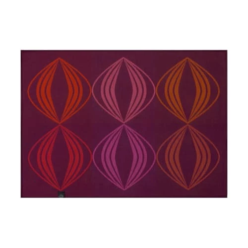 Le Jacquard Français Sets De Table Set De Table En Coton Vision Prune 50 X 36 1 Le Jacquard Français Sets De Table Set De Table En Coton Vision Prune 50 X 36