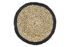 Madam Stoltz Sets De Table Set De Table En Fibres Naturelles Beige