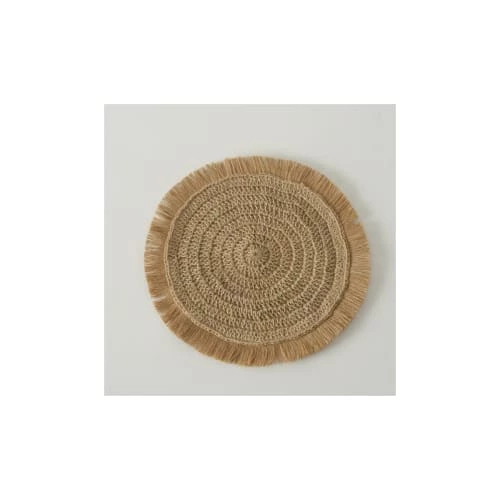 Wadiga Sets De Table Set De Table En Jute Rond D38cm 3 Wadiga Sets De Table Set De Table En Jute Rond D38cm – Image 3