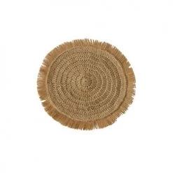 Wadiga Sets De Table Set De Table En Jute Rond D38cm