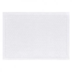 Le Jacquard Français Sets De Table Set De Table En Lin Bianco 50 X 36