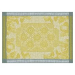 Le Jacquard Français Sets De Table Set De Table En Lin Terracotta 50 X 36 -Tabliers et torchons Soldes set de table en lin cedrat 50 x 36 2