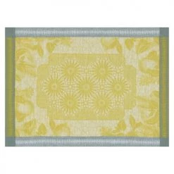 Le Jacquard Français Sets De Table Set De Table En Lin Cedrat 50 X 36