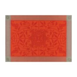 Le Jacquard Français Sets De Table Set De Table En Coton Ivoire 54 X 38 -Tabliers et torchons Soldes set de table en lin cornaline 54 x 38