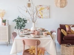 Maisons Du Monde Accessoires De Décoration De Table De Noël Set De Table En Lin Et Coton Beige - Lot De 2 -Tabliers et torchons Soldes set de table en lin et coton beige 1000 16 16 195873 3