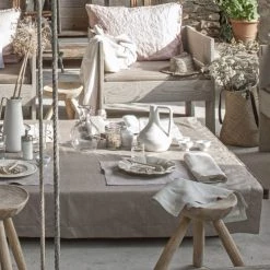 Alexandre Turpault Sets De Table Set De Table En Lin Gris 37x50 8 Alexandre Turpault Sets De Table Set De Table En Lin Gris 37x50 -Tabliers et torchons Soldes set de table en lin gris 37x50 5