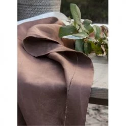 Alexandre Turpault Sets De Table Set De Table En Lin Marron 37x50 -Tabliers et torchons Soldes set de table en lin marron 37x50 3