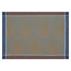 Le Jacquard Français Sets De Table Set De Table En Lin Paon 50 X 36