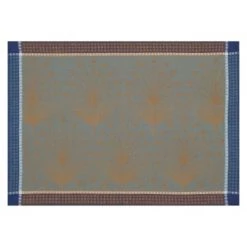 Le Jacquard Français Sets De Table Set De Table En Lin Lune 50 X 36 -Tabliers et torchons Soldes set de table en lin paon 50 x 36