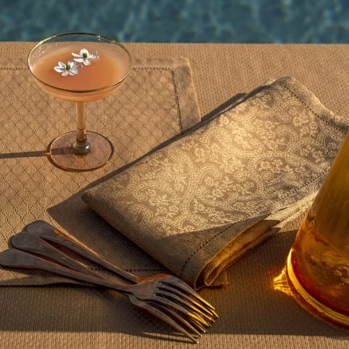 Le Jacquard Français Sets De Table Set De Table En Lin Terra 50 X 36 3 Le Jacquard Français Sets De Table Set De Table En Lin Terra 50 X 36 – Image 3