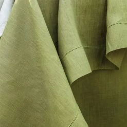 Alexandre Turpault Sets De Table Set De Table En Lin Vert Platane 37x50 -Tabliers et torchons Soldes set de table en lin vert platane 37x50 4
