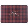 Maisons Du Monde Linge De Table De Noël Set De Table En Polypropylène à Motifs Tartan Rouges, Verts Et Blancs - Lot De 4