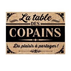 STC Sets De Table Set De Table En Toile De Jute 42x29,5 -Tabliers et torchons Soldes set de table en toile de jute 42x29 5 12