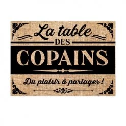 STC Sets De Table Set De Table En Toile De Jute 42x29,5