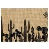 STC Sets De Table Set De Table En Toile De Jute Style Bohème Cactus 42x30cm