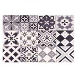 Maisons Du Monde Sets De Table Set De Table En Vinyle Motifs Carreaux De Ciment 30x45