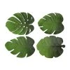 Wadiga Sets De Table Set De Table En Vinyle Vert Feuille - Lot De 4
