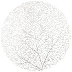 Maisons Du Monde Sets De Table Set De Table Feuille Argenté - Lot De 2