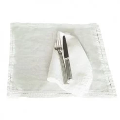 Lo De Manuela Sets De Table Set De Table Lin Pur Lavé Ivoire 35x50