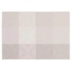 Maisons Du Monde Sets De Table Set De Table Motifs Graphiques écrus Et Beiges - Lot De 2