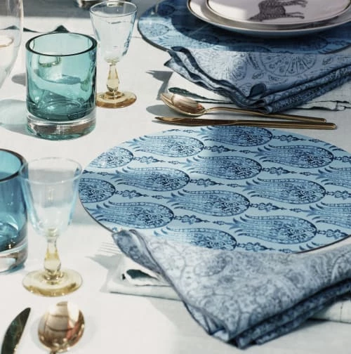 Lo De Manuela Sets De Table Set De Table Rabat Turquoise 36 Cm 2 Lo De Manuela Sets De Table Set De Table Rabat Turquoise 36 Cm – Image 2