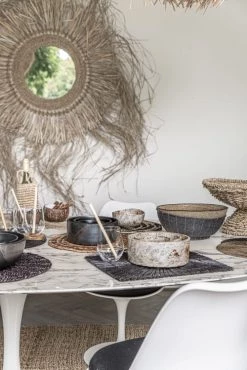 Bazar Bizar Sets De Table Set De Table Rectangulaire En Jonc De Mer -Tabliers et torchons Soldes set de table rectangulaire en jonc de mer 3