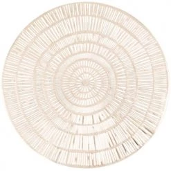 Maisons Du Monde Sets De Table Set De Table Rond Doré Ajouré - Lot De 4