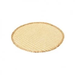 Wadiga Sets De Table Set De Table Rond En Fibre Marron D38cm