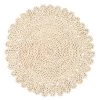 Maisons Du Monde Sets De Table Set De Table Rond En Fibre Végétale Beige Tressée - Lot De 2