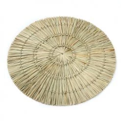 Bazar Bizar Sets De Table Set De Table Rond En Herbe Alang Alang Naturel