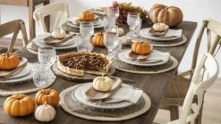 Maisons Du Monde Accessoires De Décoration De Table De Noël Set De Table Rond En Jute Blanc - Lot De 2 -Tabliers et torchons Soldes set de table rond en jute blanc 1000 4 35 172809 11