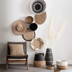 Maisons Du Monde Sets De Table Set De Table Rond En Jute Noir - Lot De 2 -Tabliers et torchons Soldes set de table rond en jute noir 1000 3 34 172808 11