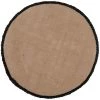 Maisons Du Monde Sets De Table Set De Table Rond En Jute Noir Et Beige - Lot De 4