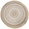 STC Sets De Table Set De Table Rond En Toile De Jute Bordure Tressée D38cm